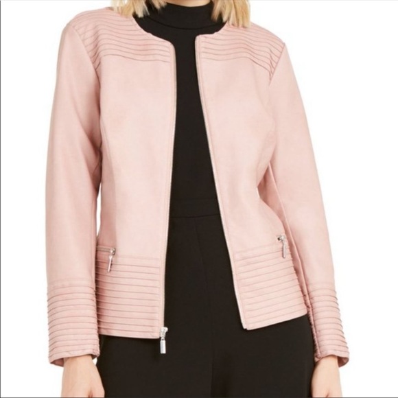 Alfani Jackets & Blazers - Alfani Leather Jacket Moto Jacket Size Medium